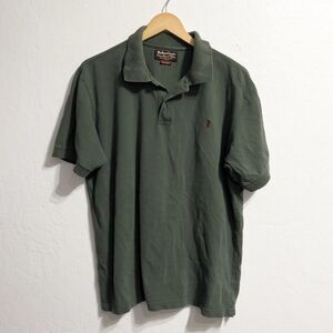 Vintage Marlboro Classic Polo Men's XL Large Shirt Dark Green Embroidered